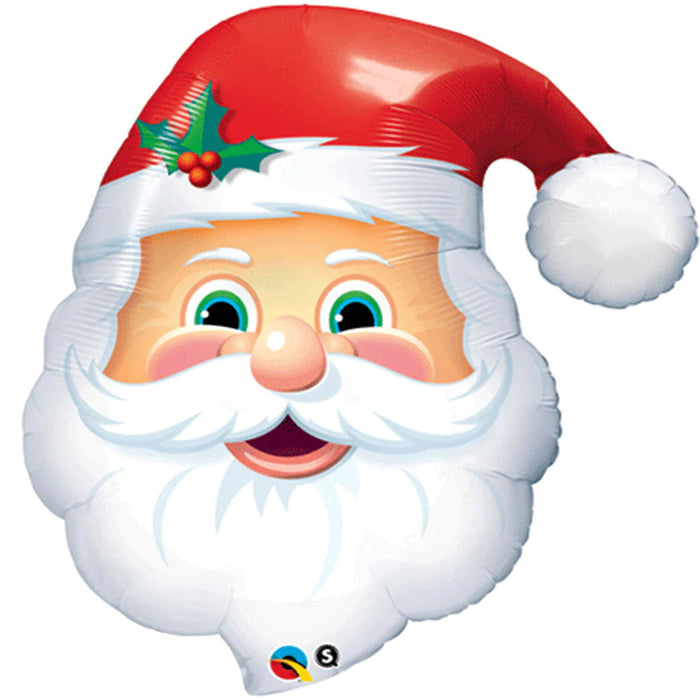 Large Shape Santa Jolly St. Nick 31 Inch Balloon - 1 Pack NOT INFLATED [20562]