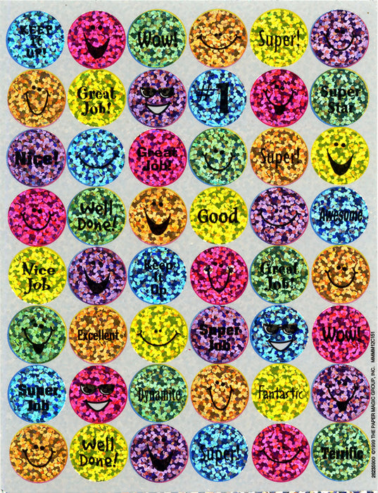 SPARKLE SMILES STICKERS 96 CTN [P623590]