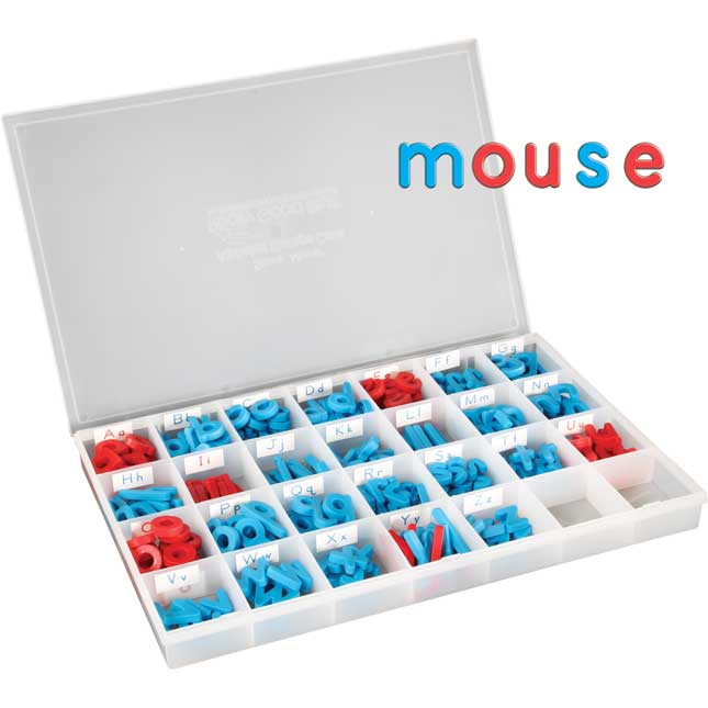 EZread™ Color-Coded Plastic Magnetic Letter Kit [305212]