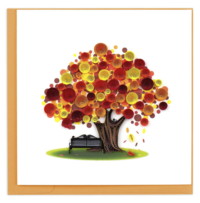 Quilled Autumn Tree Greeting Card [BL1179]