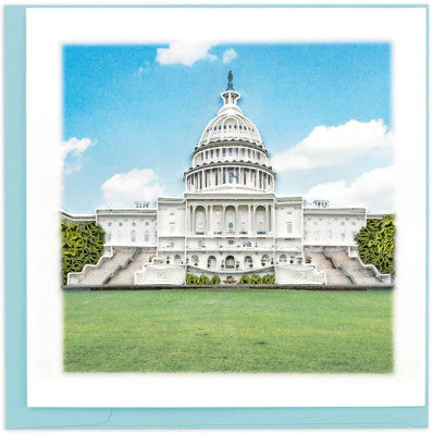 Quilled Capitol Building Greeting Card [BL1361]