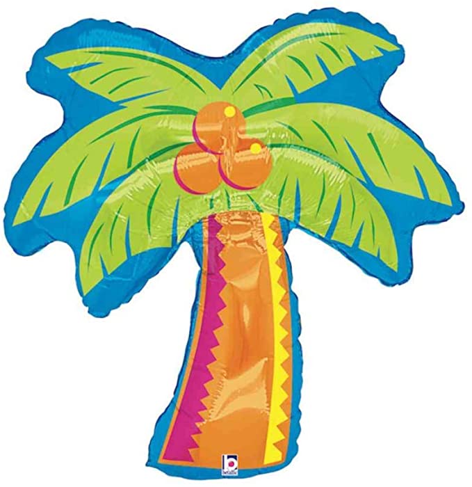 Tropical Palm Tree 37IN Large Mylar Balloon [85329]