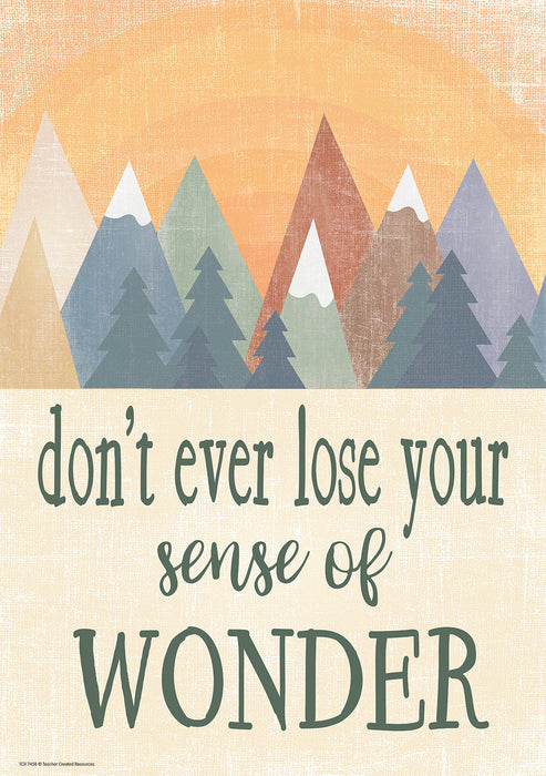 Donâ€™t Ever Lose Your Sense of Wonder Positive Poster [TCR7458]