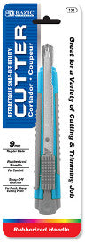 BAZIC 9 mm Snap-Off Cutter w/ Cushion Grip [130]