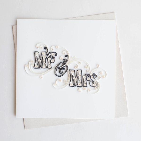 QUILLING CARD MR & MRS [LV214]