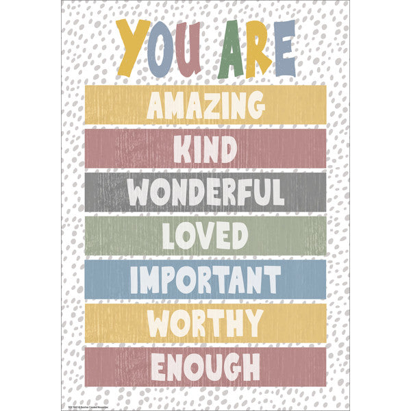 You Are Enough Positive Poster [TCR7862]