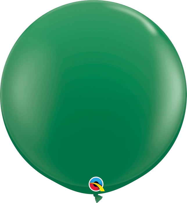 Qualatex 3'  Green Latex Balloons 2 Count [41997]