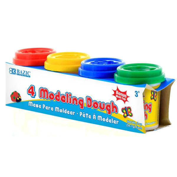 Modeling Dough Multi Color 2 Oz. (4/Pack) [3309]