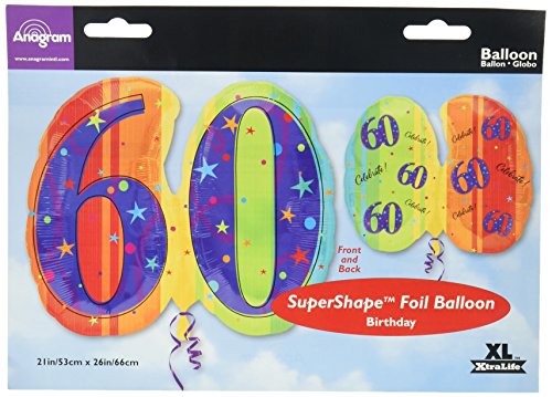 Aged to Perfection a Year to Celebrate 60 - 21 inch Mylar Balloon [119824]