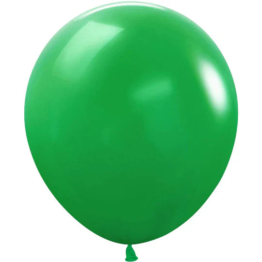 Sempertex 18 Inch Deluxe Shamrock Green Latex Balloons Bag of 25 [55527]