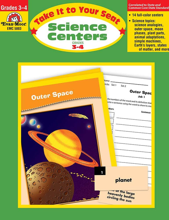 Take It To Your Seat Science Centers, Grades 3-4 [EMC5003]