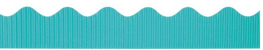 Bordette Decorative Border, 2 1/4" X 50' Roll, Azure Blue [PAC37166]