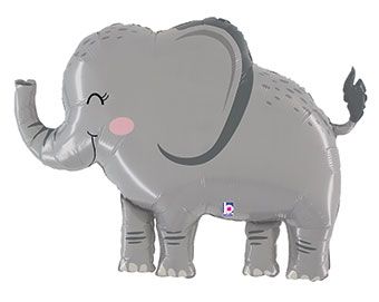 Jungle Elephant 33 Inch Foil Mylar Balloon [25207]