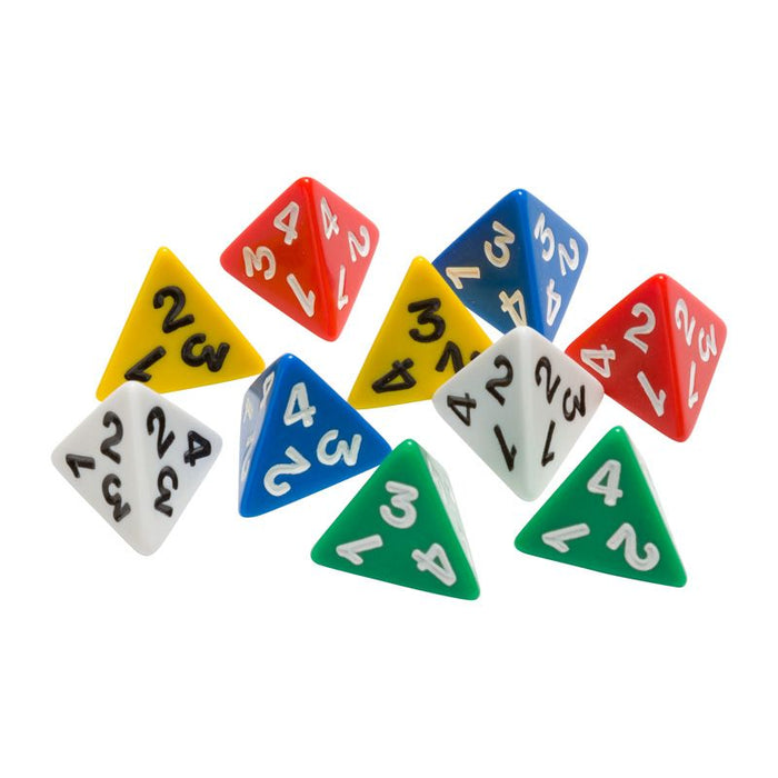 Polyhedra Dice - 4-sided, set of 10 [176213]