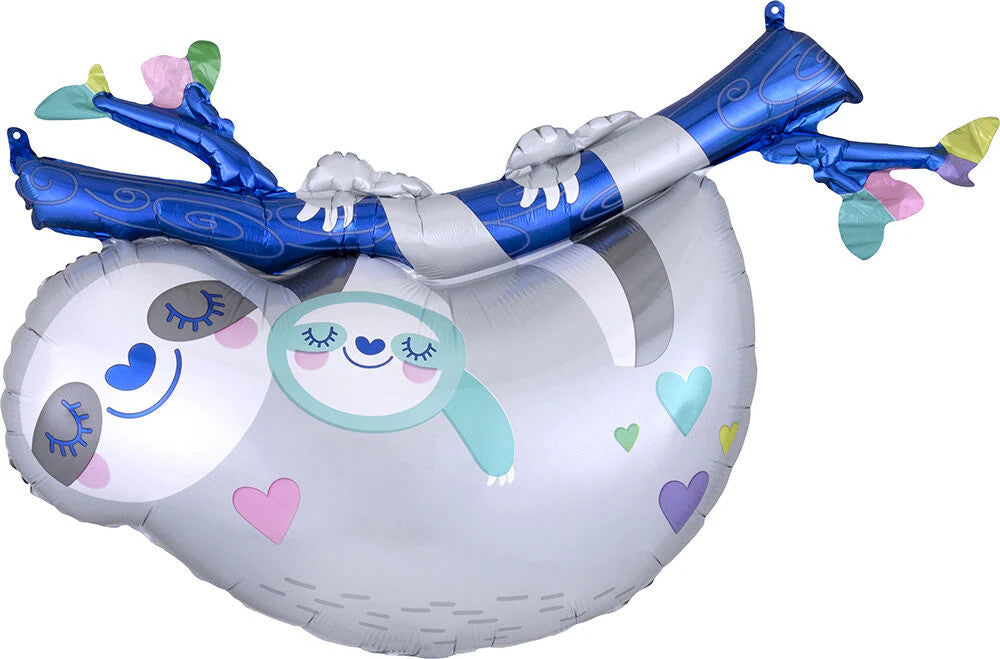Mommy & Baby Sloth 36 Inch Foil Mylar Balloon [40832]