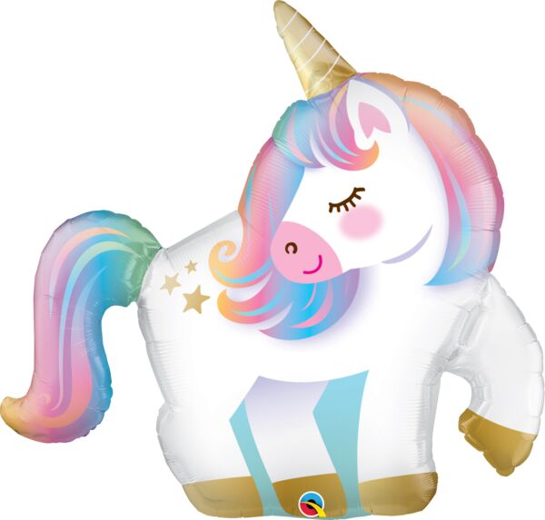 Magical Unicorn Shape 41 Inch Foil Mylar Balloon [26648]