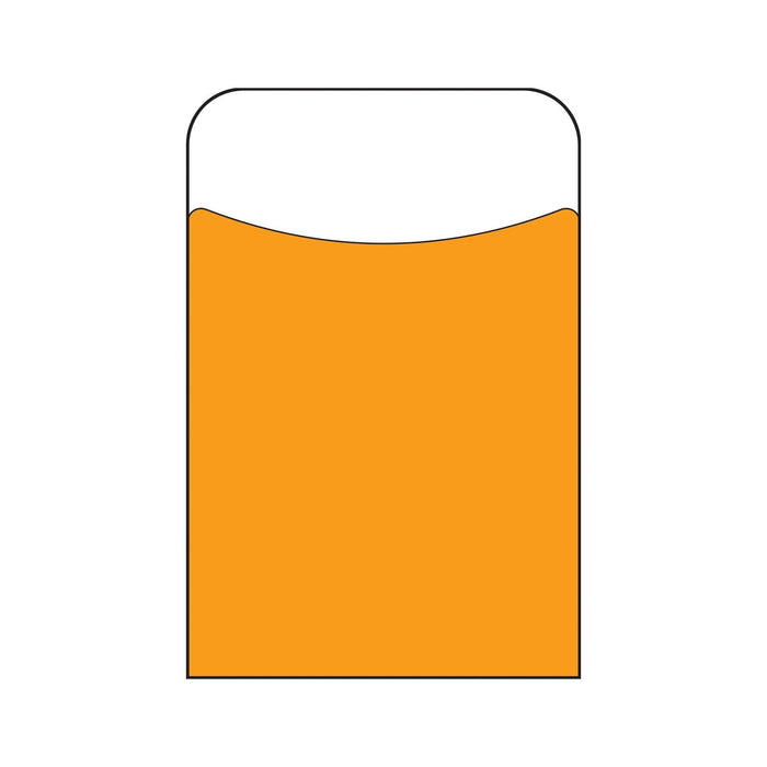 Orange Library Pockets [T77304]