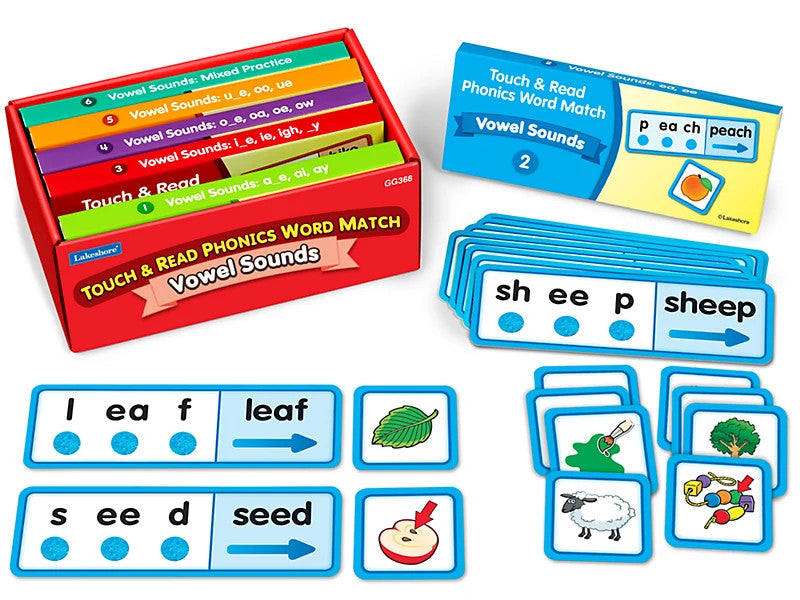 Touch & Read Vowel Sounds Match [GG368]
