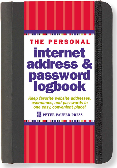 Black Internet Address & Password Organizer [9781441303257]