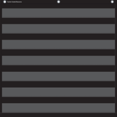 Black 7 Pocket Chart (Archived)