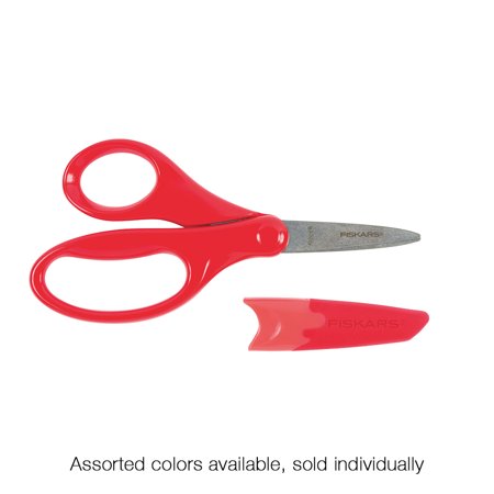 Fiskars 5 inch Pointed Tip Kids Scissors w/sheath - Red [194300-1011]