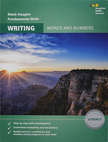 Pre-Owned Words and Numbers Literacy (Steck-vaughn Fundamental Skills for Writing) Paperback