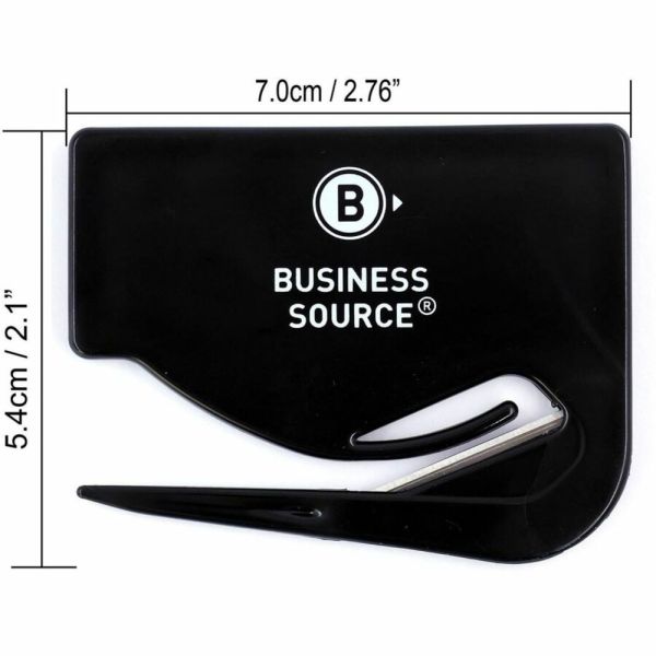 Sparco Clean Slit Letter Opener - Manual - Black