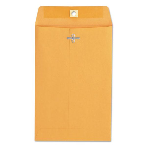 Universal Kraft Clasp Envelope, #55, Square Flap, Clasp/Gummed Closure, 6 x 9, Brown Kraft, 100/Box