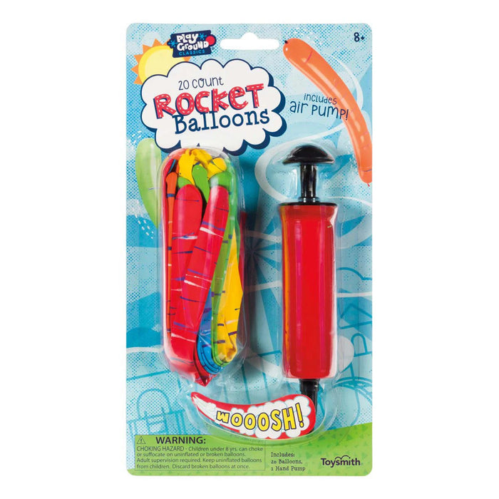 Playground Classics 20pc Rocket Balloons Set [2533]