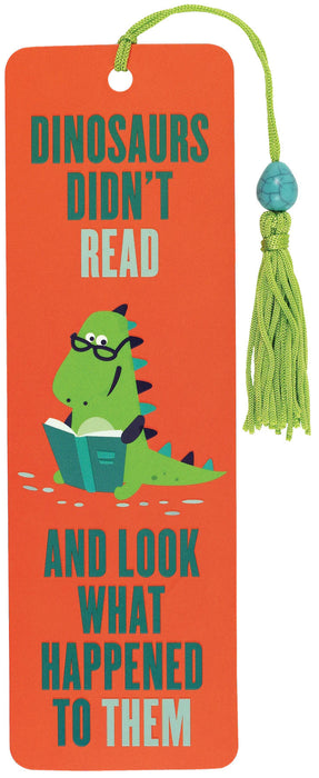 Dinosaurs Didn't Read Beaded Bookmark [9781441329127]