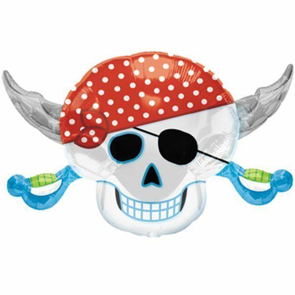 Pirate Party 28 Inch  Large Mylar Shape Balloon [118222]