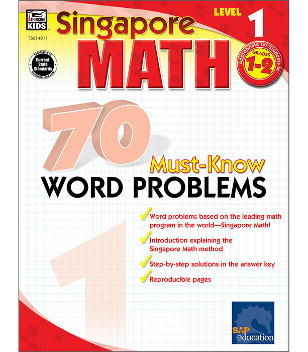SINGAPORE MATH WORD PROBLEMS 1-2 [FS014011]