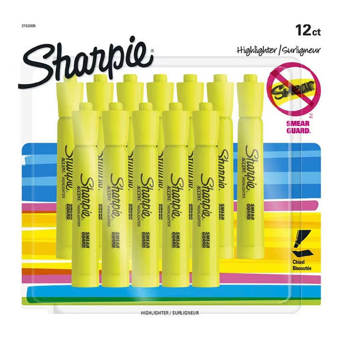 Sharpie Highlighters Yellow 12 Pack [SAN2158281]