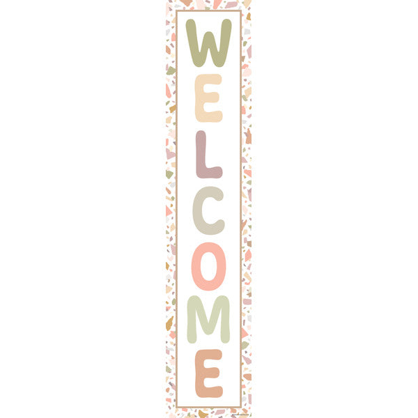 Terrazzo Tones Welcome Banner [TCR7218]