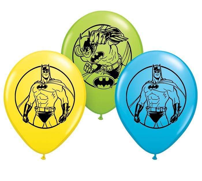 Batman 11 Inch Latex Balloons Bag of 6 [19396]