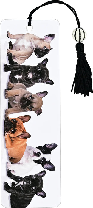 French Bulldog Pups Beaded Bookmark [9781441342423]