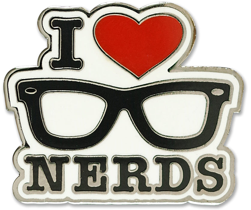 Hard Enamel Pin - I Love Nerds [PPP5242]