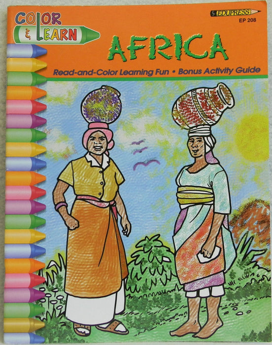 Africa: Read-and-Color Learning Fun [765515002085]