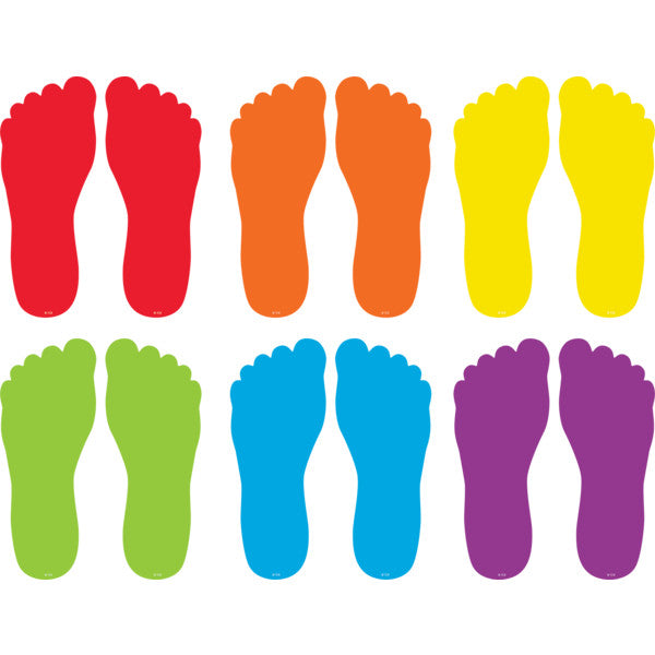 Spot On Floor Markers Footprints - 7" [TCR77536]