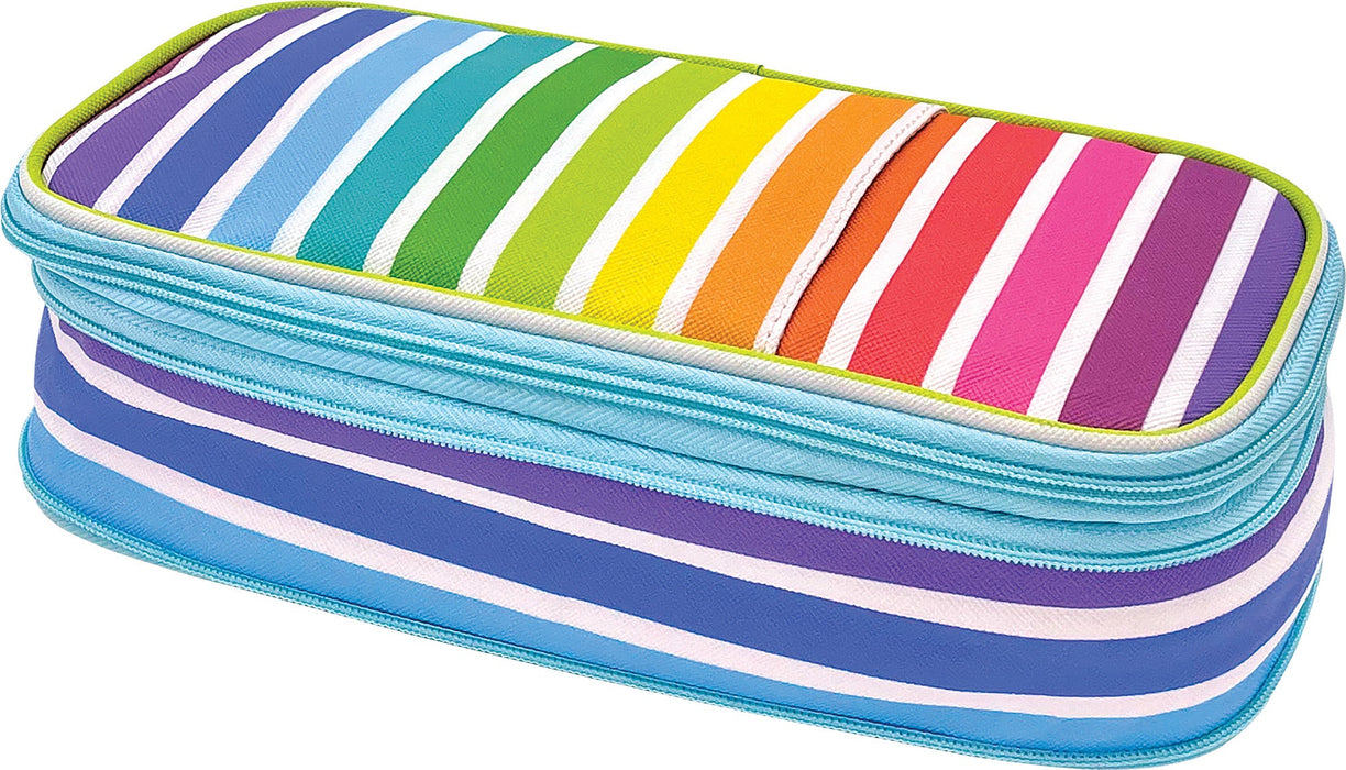 Colorful Stripes Pencil Case [TCR6125]