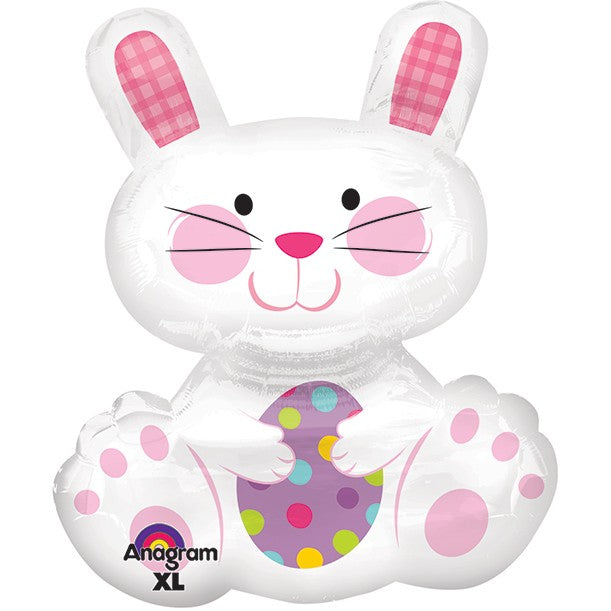 Happy Easter Bunny 29 Inch Foil Mylar Balloon [28308]