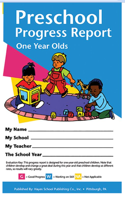Preschool Progress Report for One Year Olds [H001PRC09]