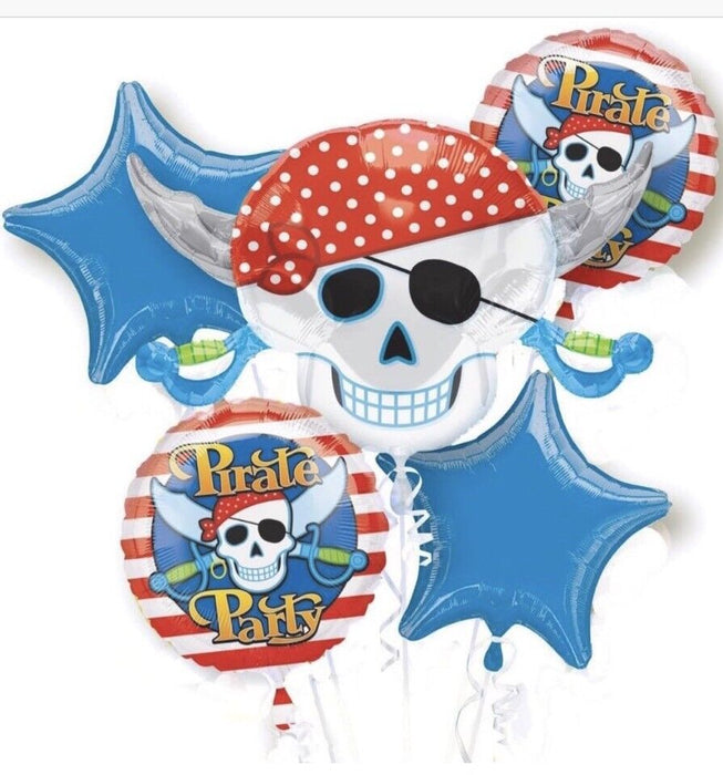 Pirate Party Foil Mylar Balloon Bouquet [14841]