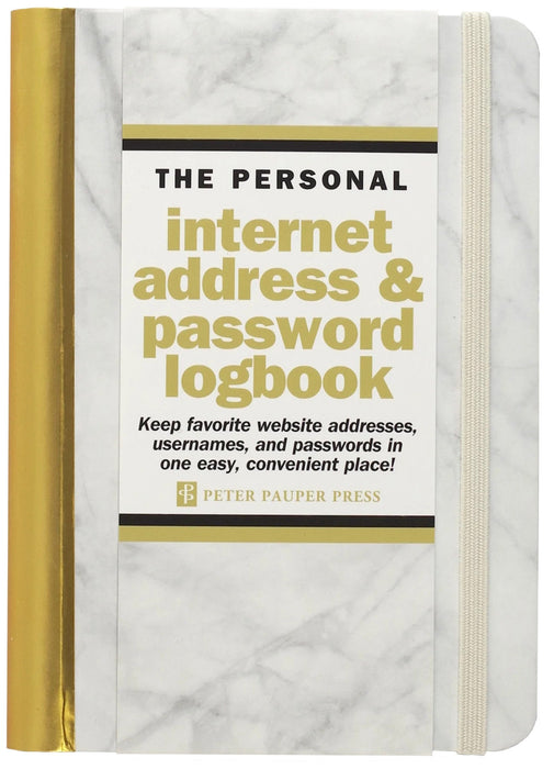Marble Internet Address & Password Logbook [9781441324719]