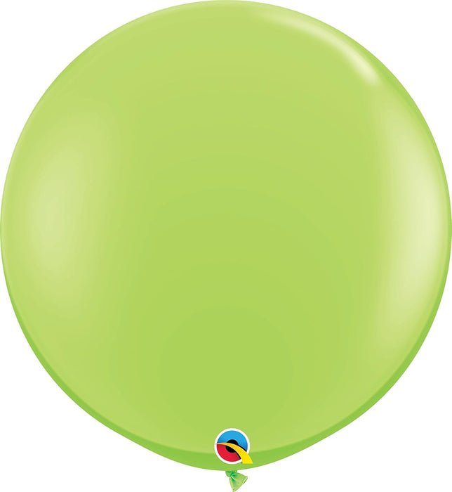 Qualatex 3' Lime Green Latex Balloons - 2 Count [43660]