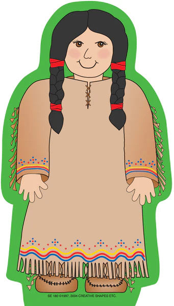 Notepad Large  - Native American Girl [SE180]