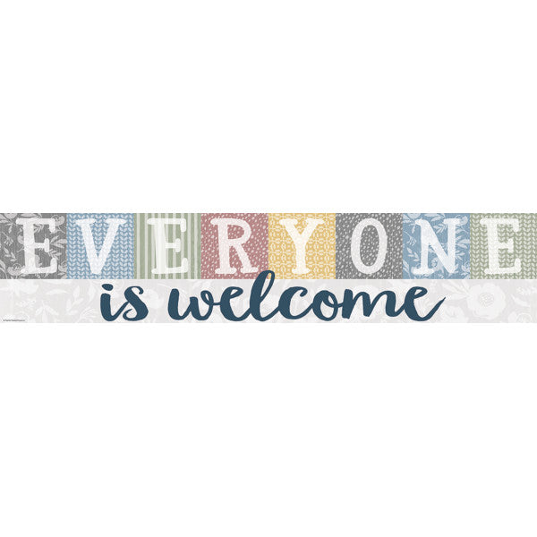 Classroom Cottage Everyone is Welcome Banner [TCR7193]