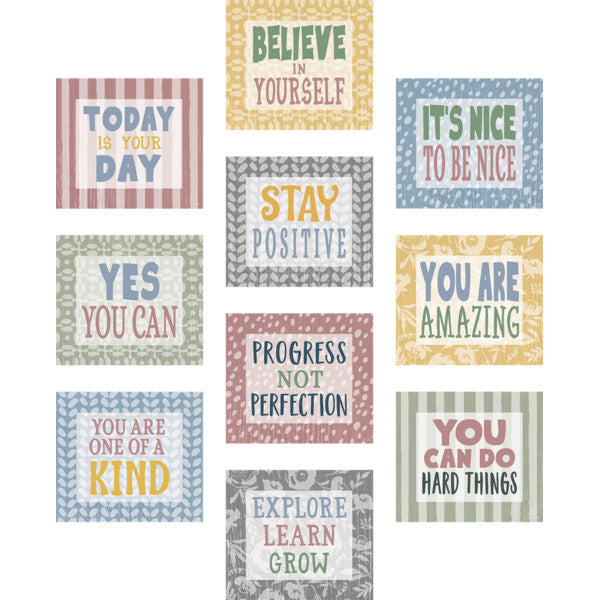 Classroom Cottage Positive Sayings Accents [TCR7185]