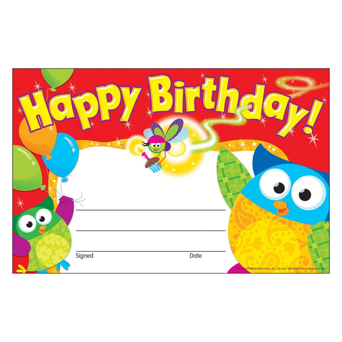 Happy Birthday Owl-Stars! Recognition Awards [T81044]