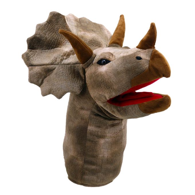 Large Dino Head  Puppet– Triceratops [PC004803]